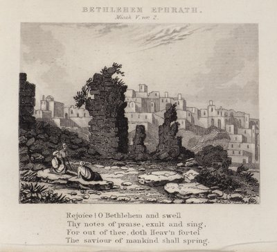 Bethlehem Ephrath, Micha V, Vers 2 von English School