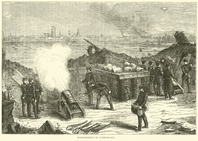 Bombardierung von Schelestadt, Oktober 1870 von English School