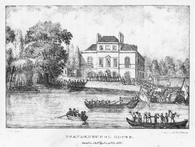 Brandenburgh House, London von English School