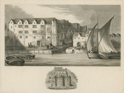 Bridewell Palace am Ufer der Themse von English School