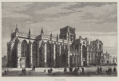 Kathedrale von Bristol (Gravur) von English School