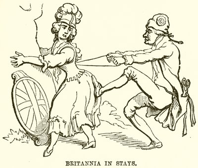 Britannia in Stays von English School