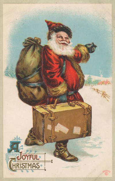 Britische Weihnachtskarte von English School