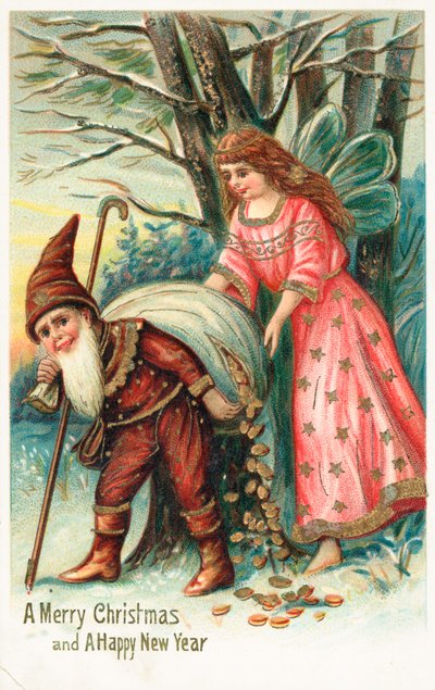 Britische Weihnachtskarte von English School