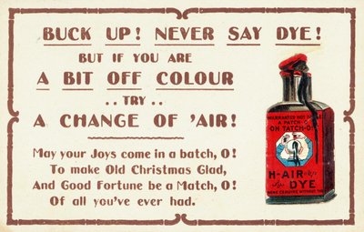 Britische Weihnachtskarte von English School