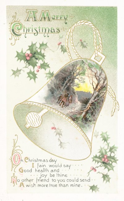 Britische Weihnachtskarte von English School