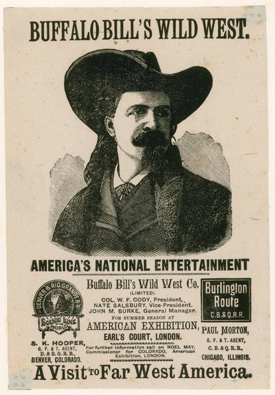 Buffalo Bills Wild West im Earls Court, London von English School