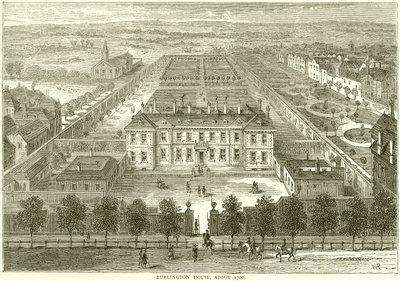 Burlington House, um 1700 von English School