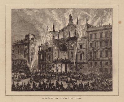 Brand des Ringtheaters, Wien von English School