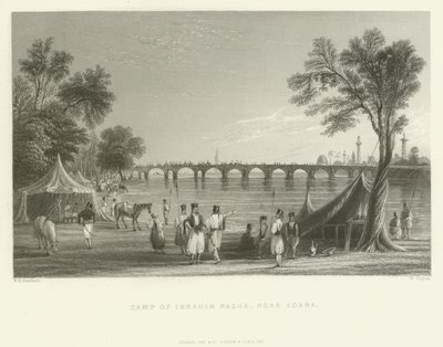 Lager von Ibrahim Pascha, nahe Adana, Türkei, 1837 von English School