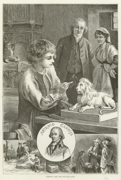 Canova und der Butterlöwe von English School