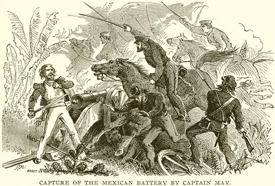 Eroberung der mexikanischen Batterie durch Captain May von English School