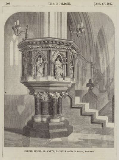 Geschnitzte Kanzel, St. Mary