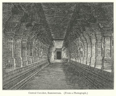 Zentraler Korridor, Ramisseram (Gravur) von English School