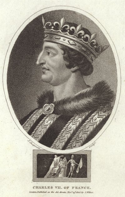 Karl VII. von Frankreich von English School