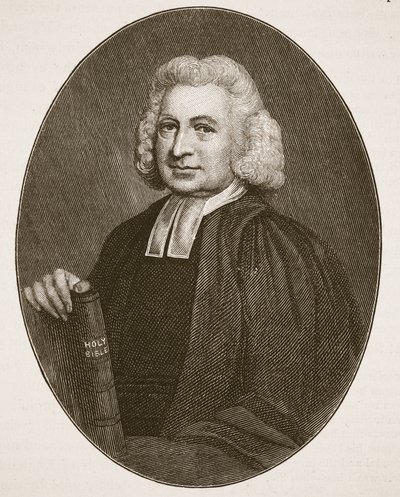 Charles Wesley, Illustration aus Die Kirche von England: Eine Geschichte für das Volk von H.D.M. Spence-Jones, veröffentlicht um 1910 von English School