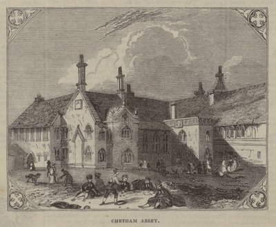 Chetham Abbey (Gravur) von English School
