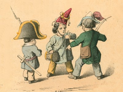 Kriegsspiele der Kinder von English School
