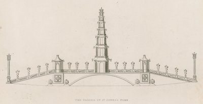 Chinesische Pagode und Brücke, St. James