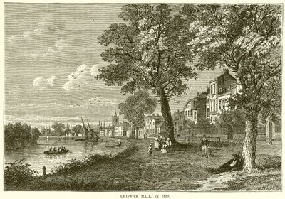 Chiswick Mall, 1820 von English School