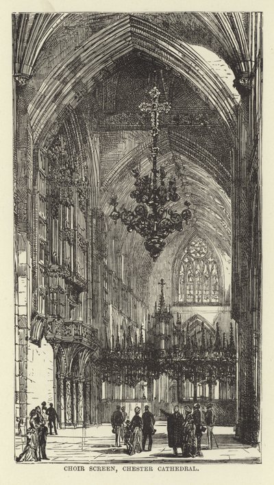 Chorgitter, Chester Kathedrale von English School