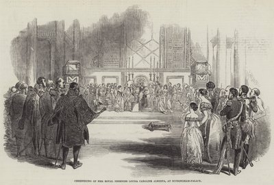 Taufe Ihrer Königlichen Hoheit Louisa Caroline Alberta im Buckingham-Palast von English School