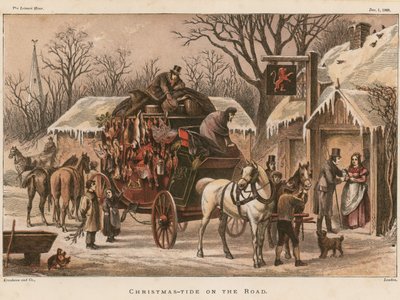 Weihnachtszeit auf der Straße von English School