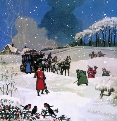 Weihnachtsszene von English School