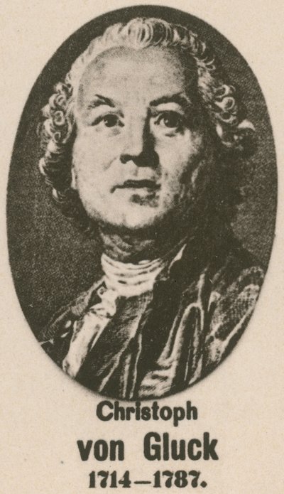 Christoph von Gluck (Gravur) von English School