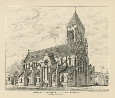 Die Kirche St. Michael und Allerheiligen in Woolwich von English School