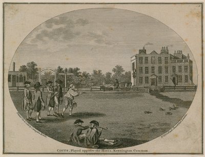 Coits gegenüber den Hörnern, Kennington Common von English School