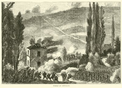 Kampf bei Châtillon, Oktober 1870 von English School