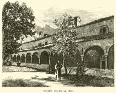 Klostergarten in Pesio von English School