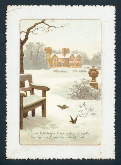 Landhaus im Schnee von English School