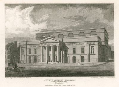 Covent Garden Theatre, Westminster, London von English School