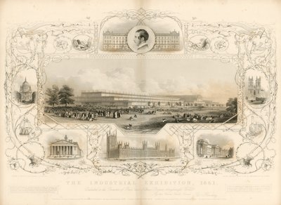 Crystal Palace; die Große Ausstellung von 1851 von English School