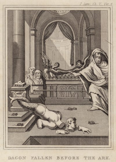 Dagon fällt vor der Lade von English School