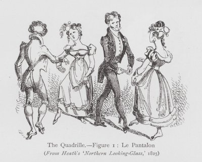 Tanzen: Der Quadrille, Figur 1, Le Pantalon von English School