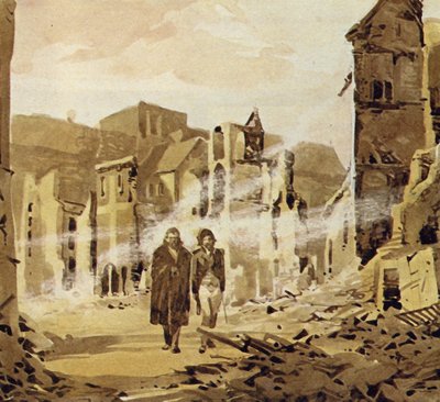 Darwin erlebte das große Erdbeben, das die Stadt Concepcion zerstörte von English School