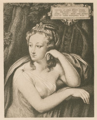 Diane De Poitiers (Lithografie) von English School