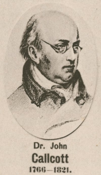 Dr John Callcott (Gravur) von English School