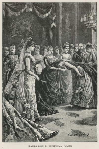 Salon des Buckingham-Palasts von English School