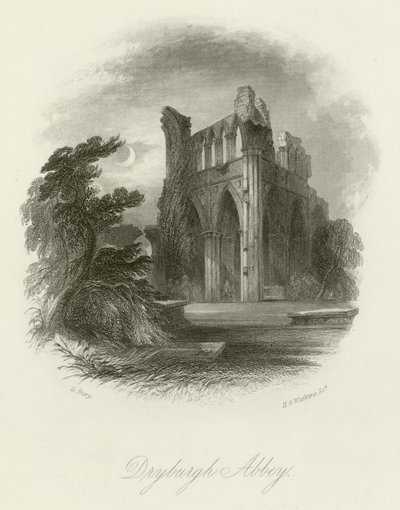 Dryburgh Abbey von English School