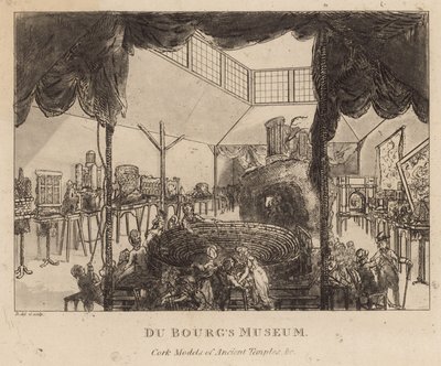 Du Bougs Museum, Korkmodelle antiker Tempel von English School