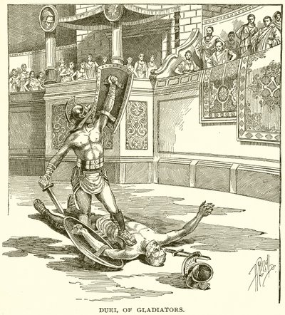 Duell der Gladiatoren von English School