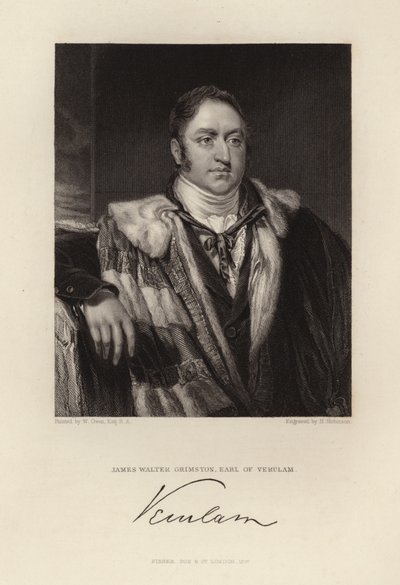 Earl von Verulam von English School