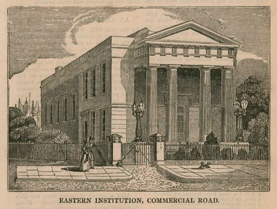 Östliche Institution, Commercial Road, London von English School