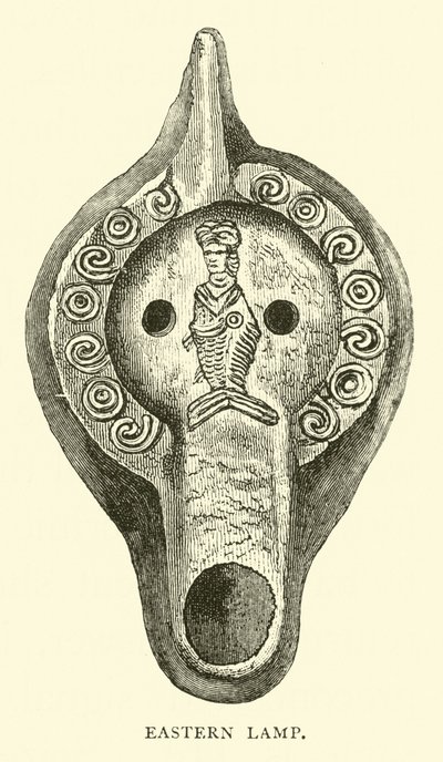 Östliche Lampe von English School