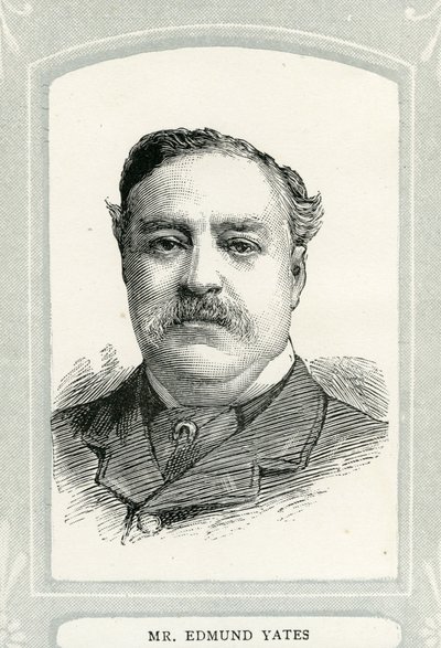 Edmund Yates (1831-94), Journalist und Romanautor von English School