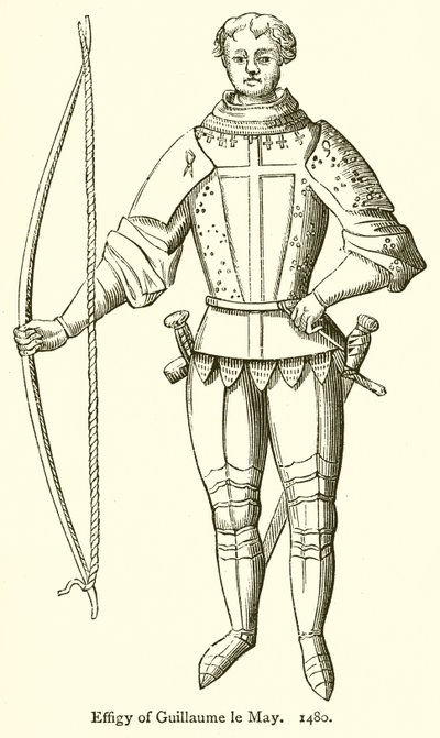 Abbild von Guillaume le May. 1480 von English School